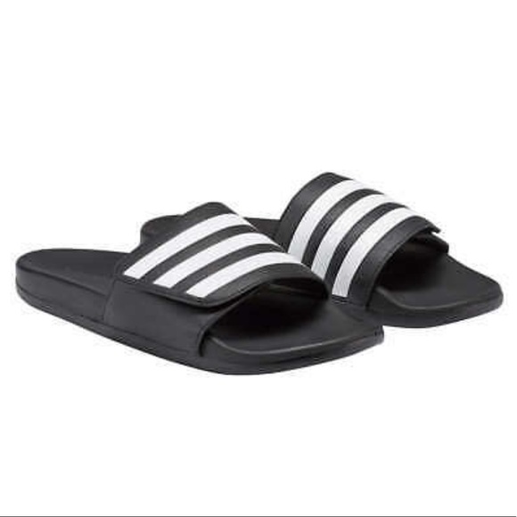 adidas Other - Men’s Adidas Comfort Slides Sandals Black White